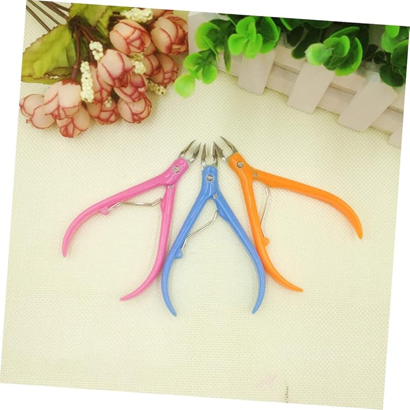 Beaupretty Professional Cuticle Nipper Plastic Handle Manicure Tool Random Color - Image 5